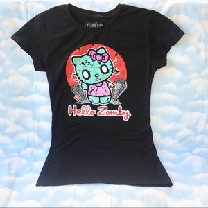 Hello Kitty Zombie Halloween Tshirt Size Large